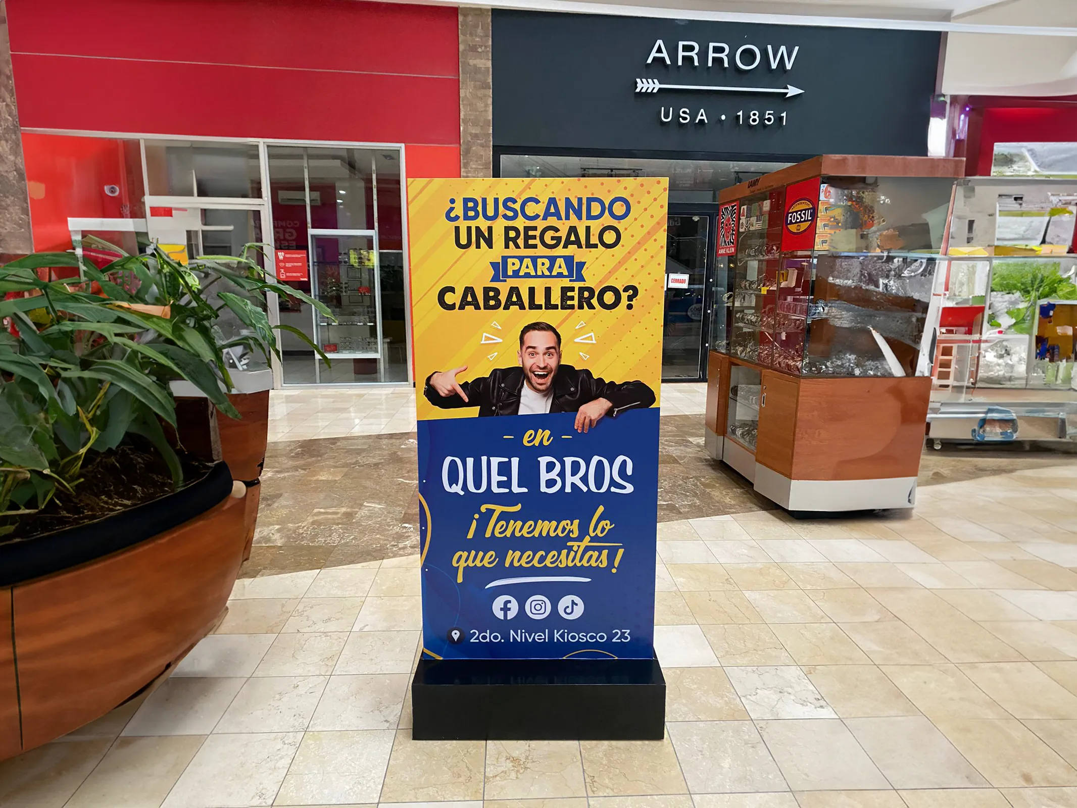 Señalización Quelbros, buscando un regalo para caballero